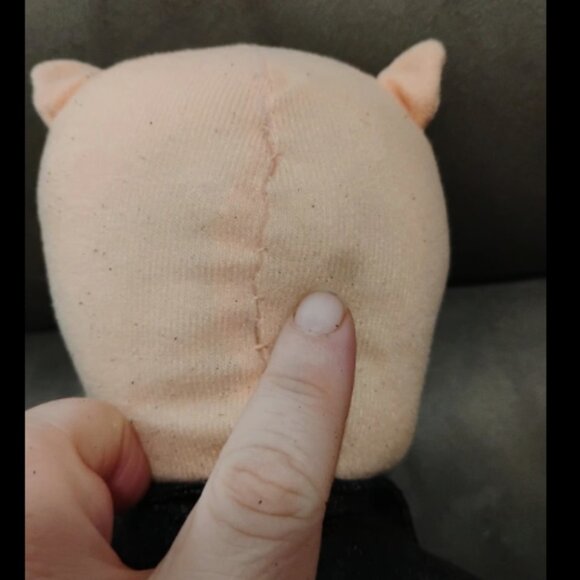 Porky Pig Looney Tunes Stuffed Animal Plush with Black Leather Jacket, SEE DESC - Picture 5 of 12